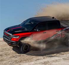 THE RAM 1500 TRX SRT OFFERS BEST-IN-CLASS HORSEPOWER AND TORQUE*