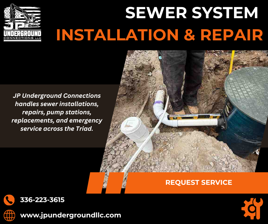 sewer line repair in North Carolina
