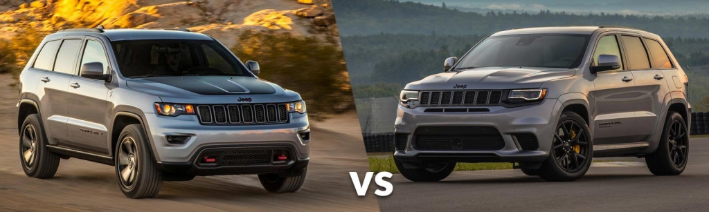 Jeep Grand Cherokee Trailhawk vs. Trackhawk
