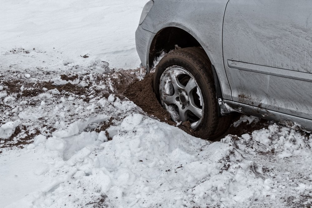 Tips for getting your vehicle unstuck from snow in winter driving conditions.
