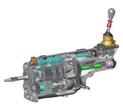 Race car gear shifting
