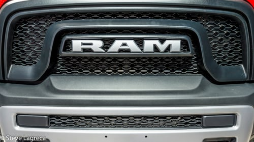 Black RAM pickup truck