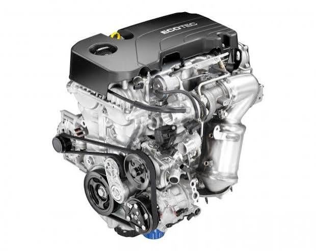 Chevrolet EcoTec turbocharged engine on display at Northcutt Chevrolet
