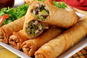 A plate of food from a restaurant near Orangeburg, South Carolina