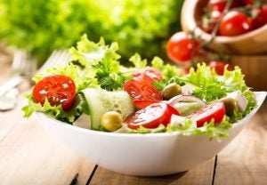 A photo of a salad made with fresh ingredients near Orangeburg, South Carolina.