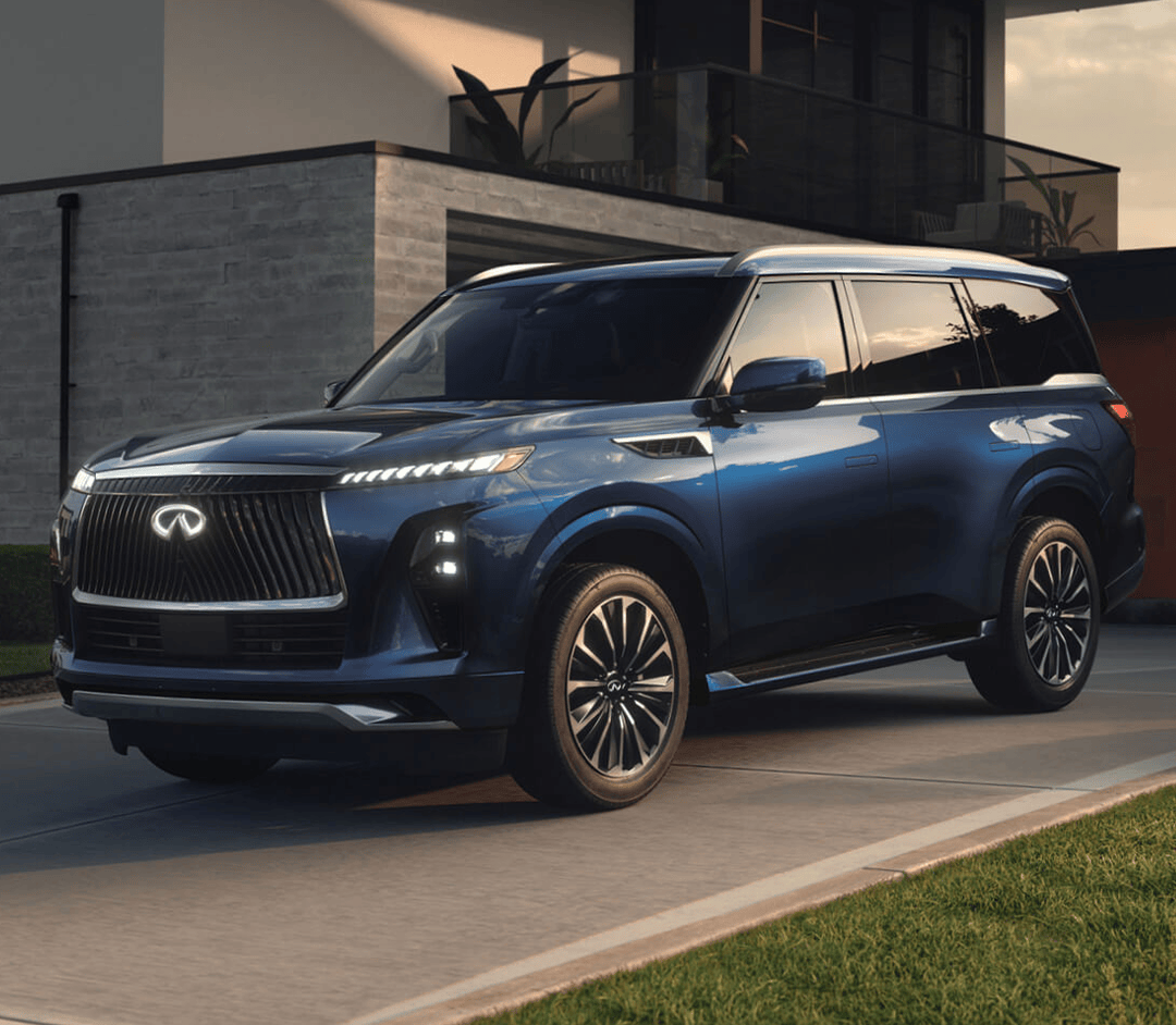 QX80 Exterior in blue