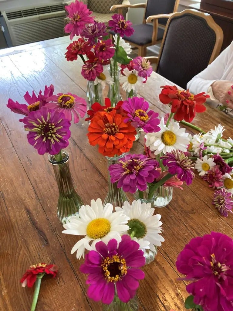Flowers and Painting at the Cottage