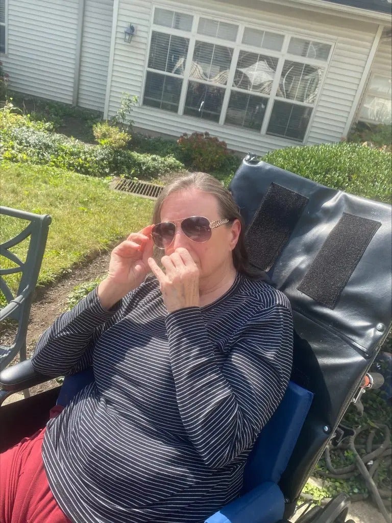 Sunbathing in the Courtyard