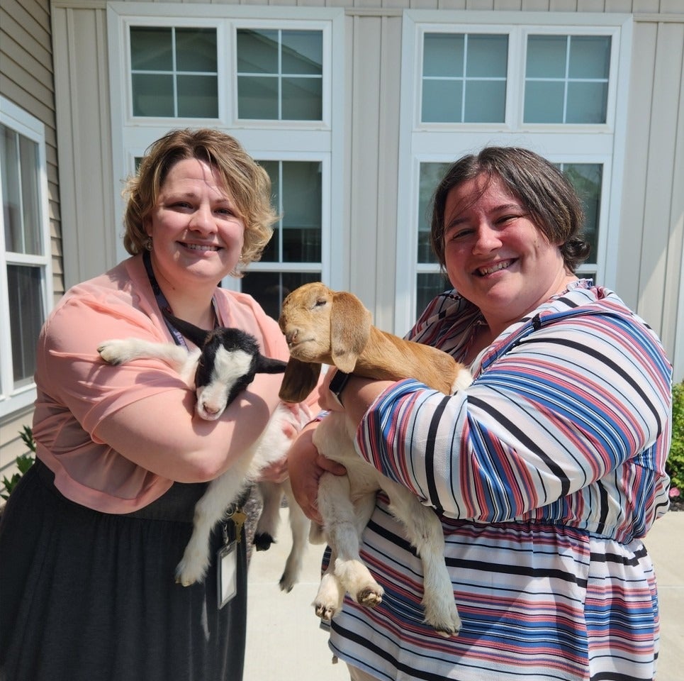 Mother’s Day with Batz Farm baby goats