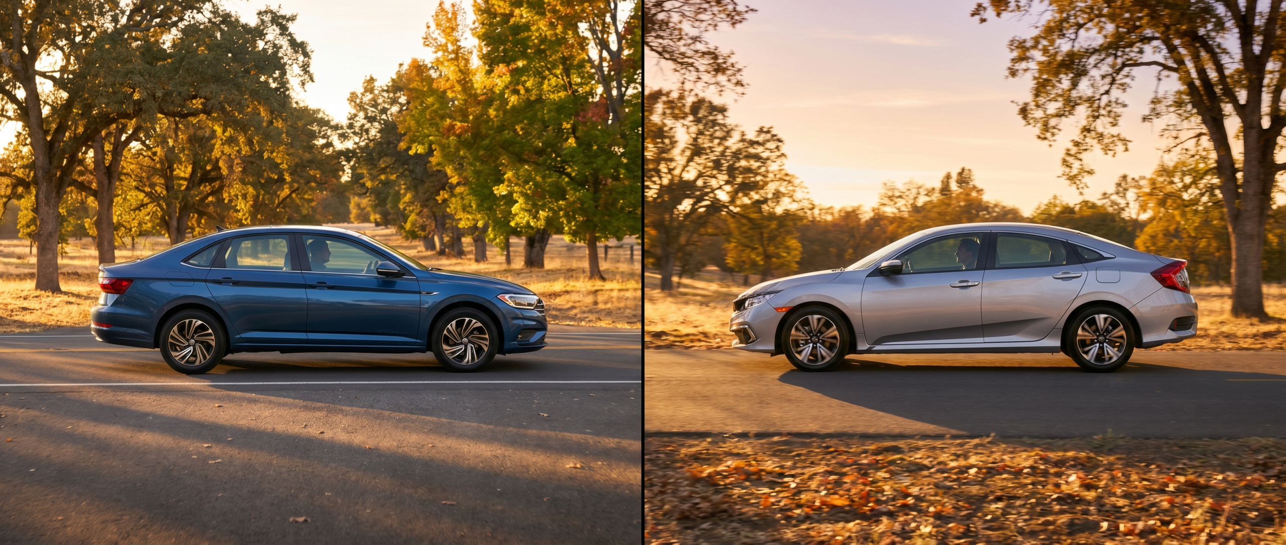 Volkswagen Jetta and Honda Civic comparison for Spartanburg SC daily driving