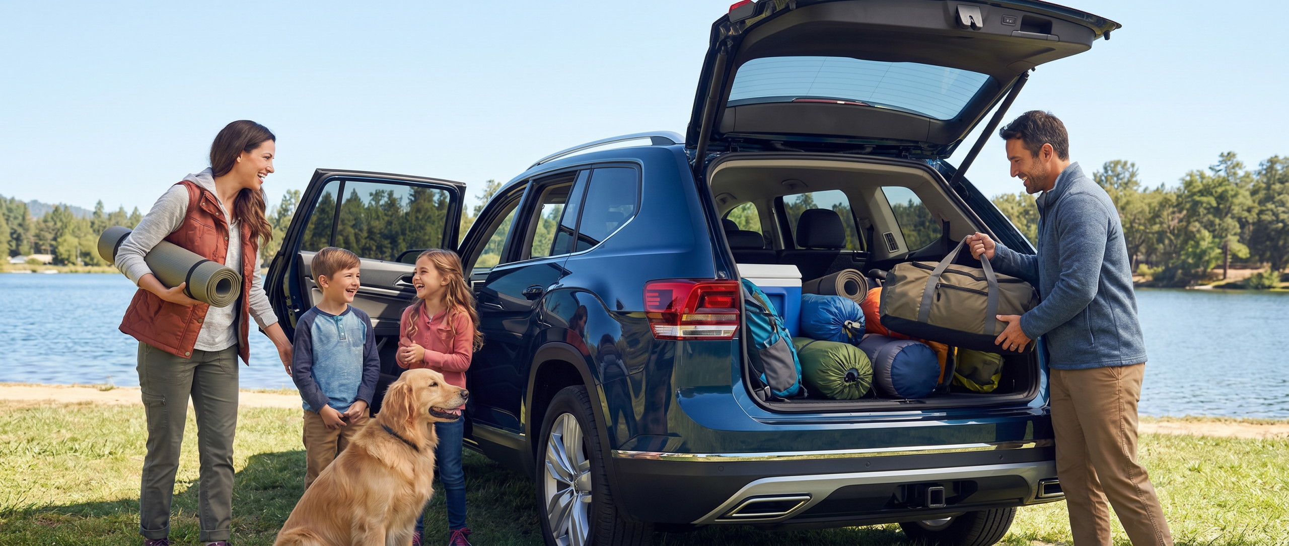 Family-friendly Volkswagen vehicles near Lake Bowen in Spartanburg, SC