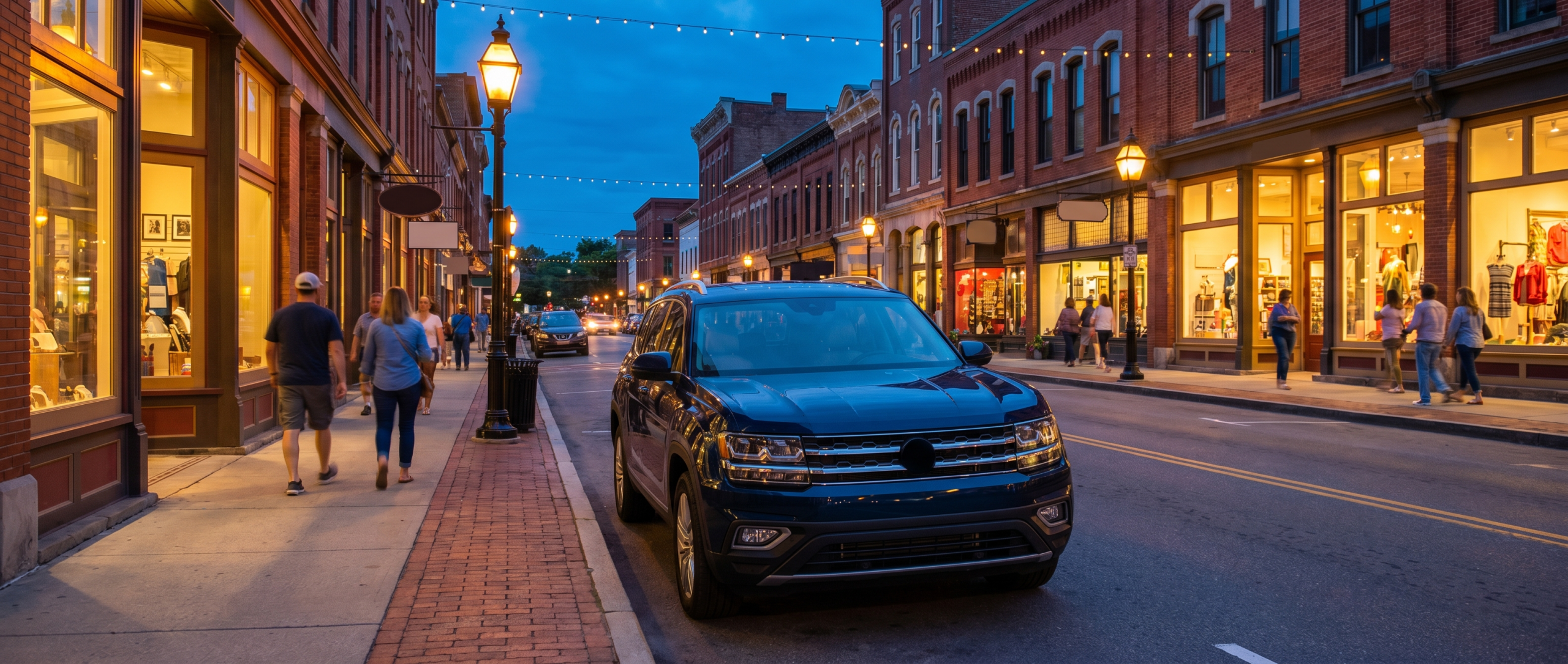 Volkswagen vehicles for downtown concert parking in Spartanburg SC