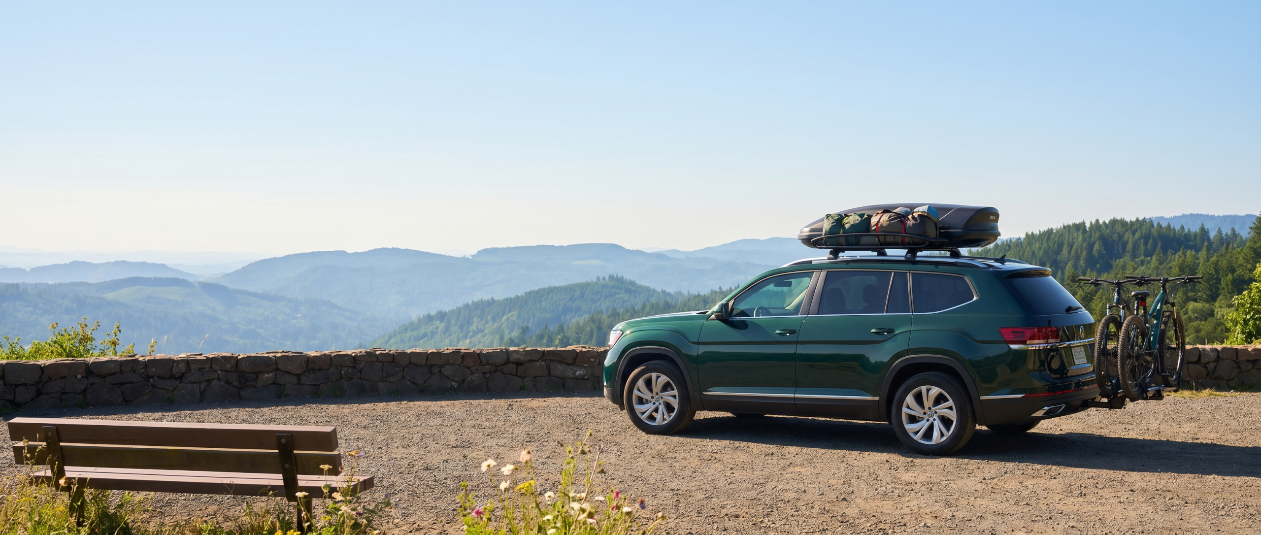 Volkswagen Atlas summer road trip checklist for drivers leaving Spartanburg, SC