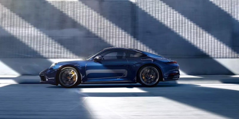 2020 Porsche 911 in gentian blue