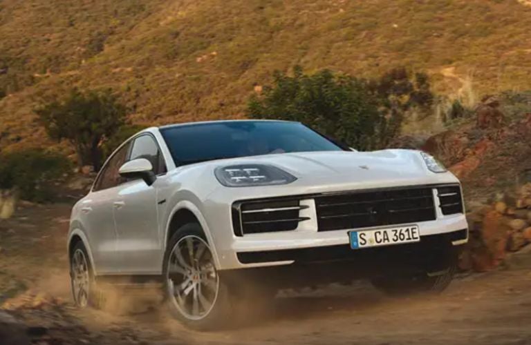 2024 Porsche Cayenne Coupe front view.