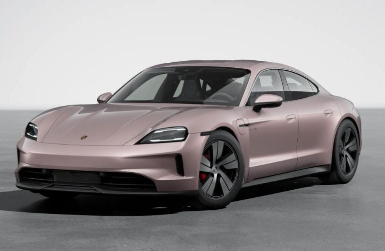 2025 Porsche Taycan 4S in Frozen Berry Metallic color.