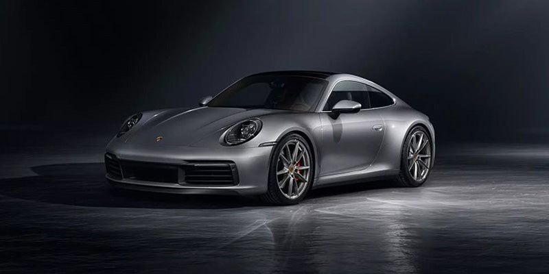 2020 Porsche 911 in jet black