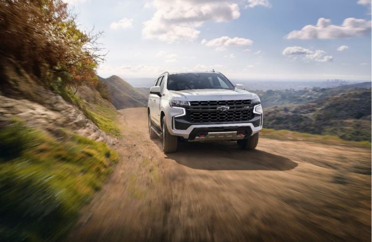 Front View of the 2021 Chevrolet Tahoe.