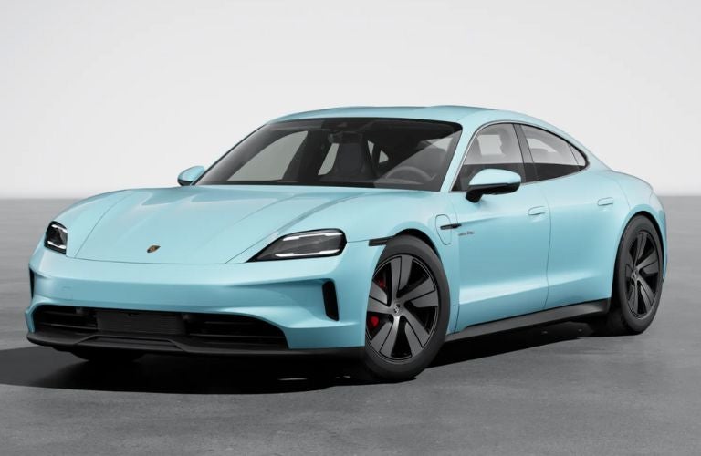 2025 Porsche Taycan 4S in Frozen Blue Metallic color