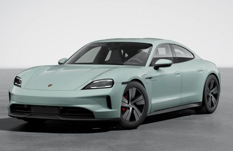 2025 Porsche Taycan 4S in Shade Green Metallic color