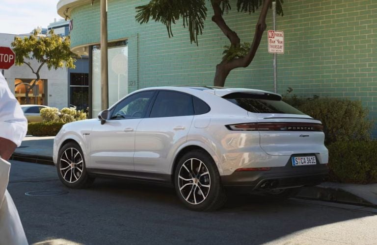rear and side view of the 2025 Porsche Cayenne Coupe