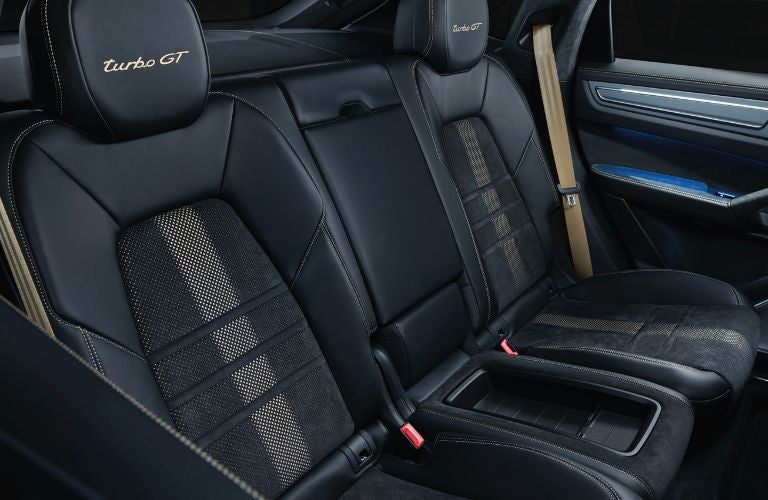 Seats of Porsche car