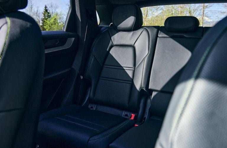 Seats of the Porsche car.