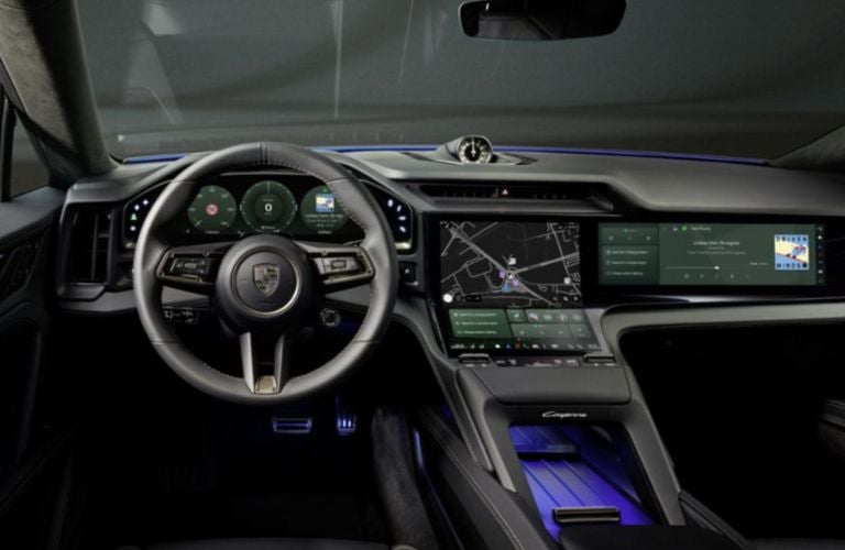 Modern car interior