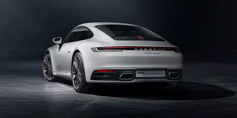 2020 Porsche 911 in carrara white
