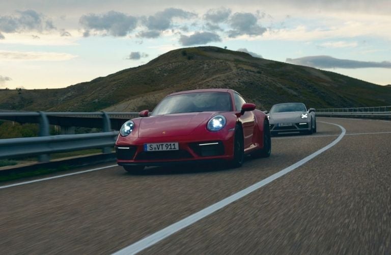 2022 Porsche 911 GTS driving