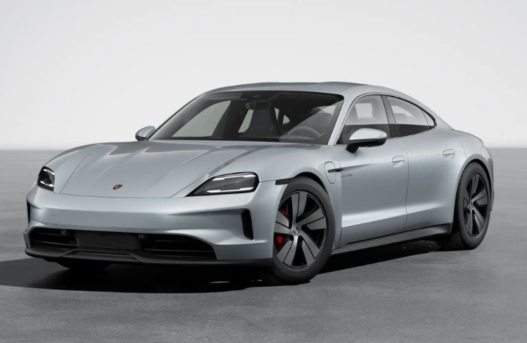 2025 Porsche Taycan 4S in Dolomite Silver Metallic color