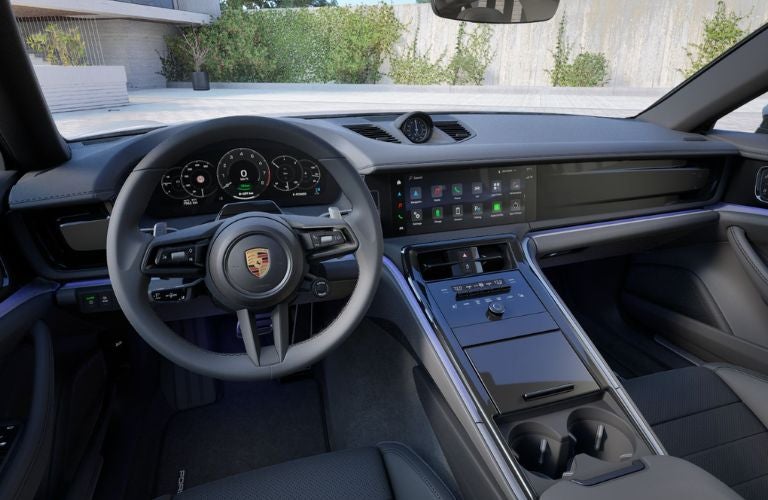 dashboard view of 2026 Porsche Panamera 4S E-Hybrid