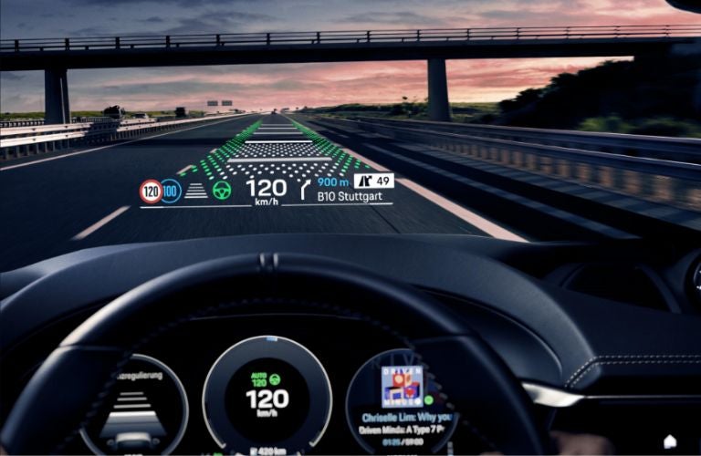 Car interior view