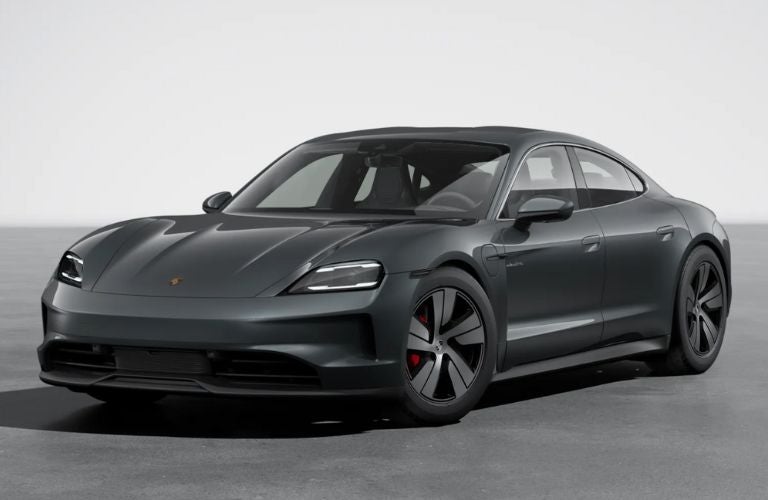 2025 Porsche Taycan 4S in Volcano Grey Metallic color