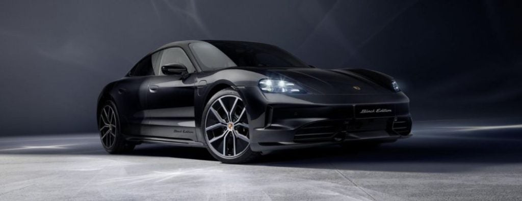 New Porsche Taycan Black Edition