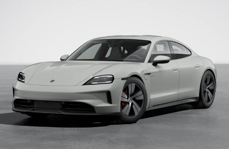 2025 Porsche Taycan 4S in Chalk color