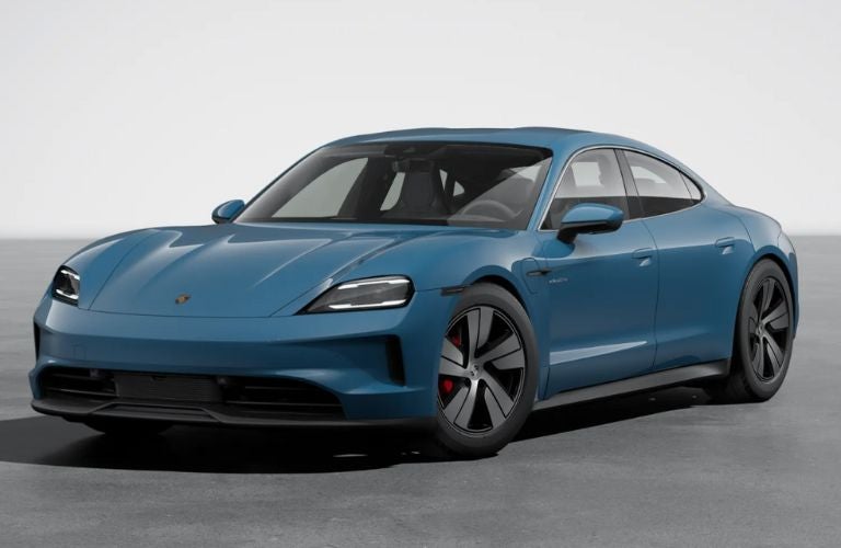 2025 Porsche Taycan 4S in Neptune Blue color