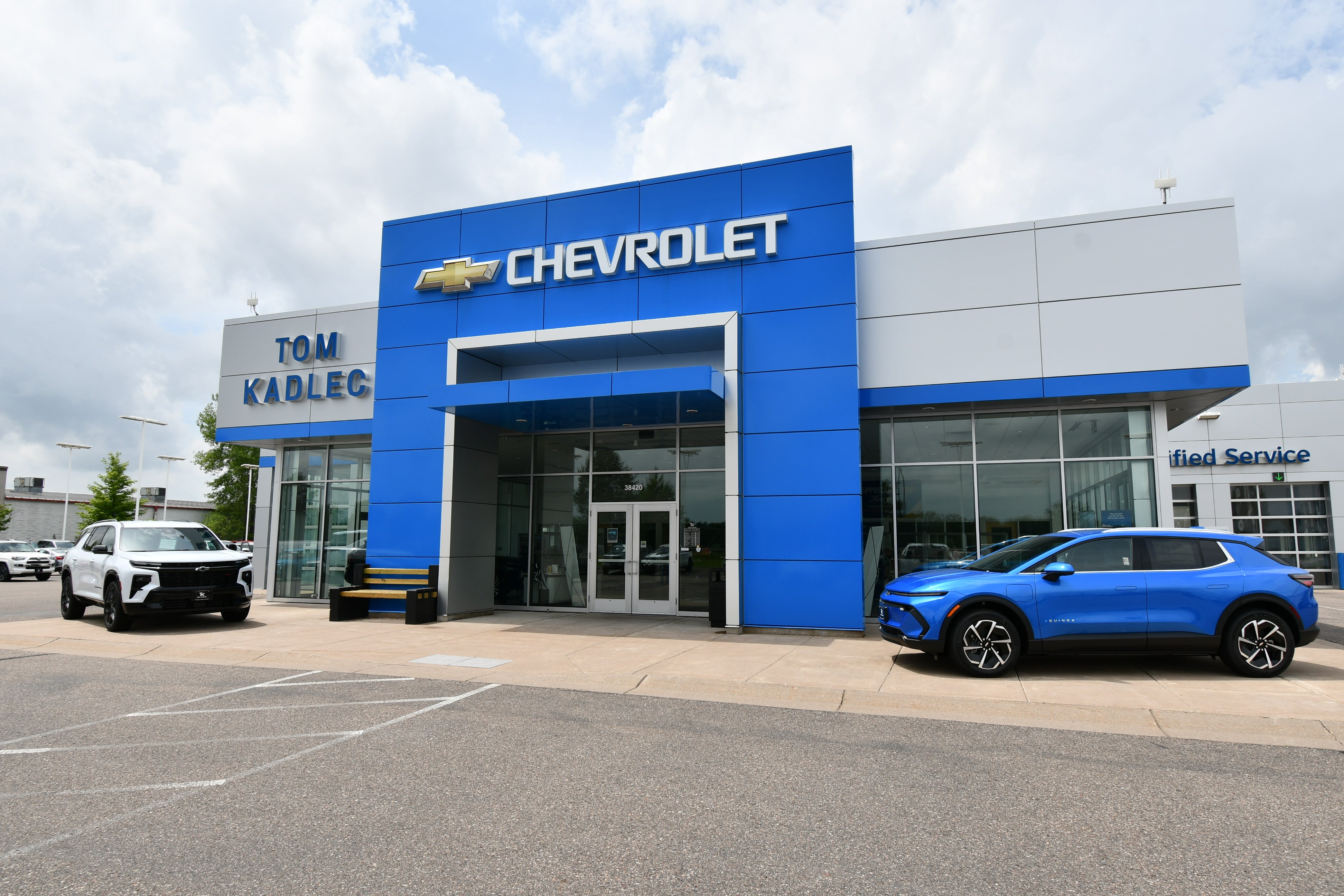 Tom Kadlec Chevrolet dealership in North Branch, Minnesota