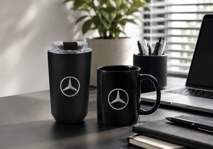 Insulated Mercedes-Benz travel tumbler