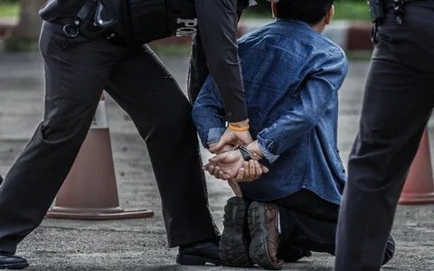 Man arrested by cops