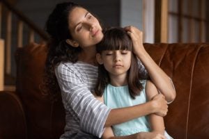Mom with daughter