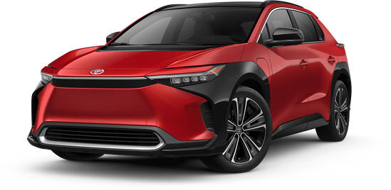Red Toyota Electric Vehicle