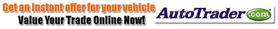 AutoTrader banner reading Get an instant offer for your vehicle