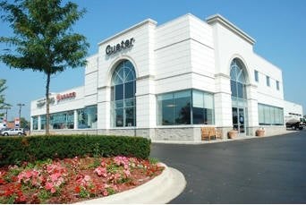 Exterior of the Cueter Chrysler Jeep Dodge Ram dealership