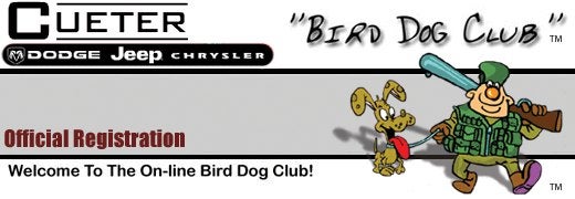 Cueter Bird Dog Club referral programme banner