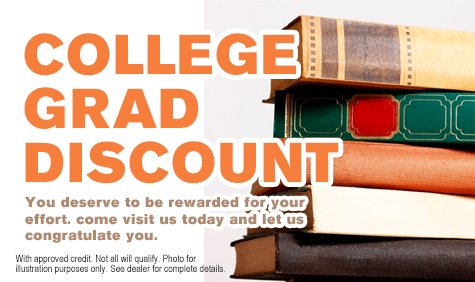 College Grad Discount