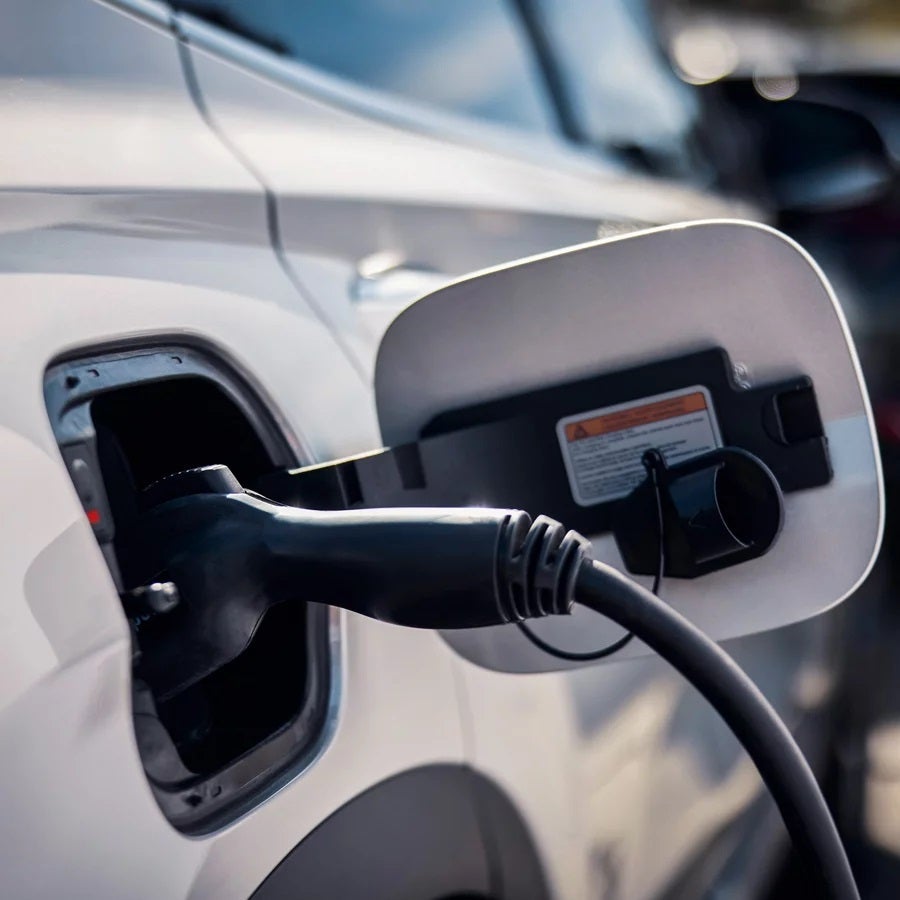 Hyundai Santa Fe charging at Ourisman Hyundai