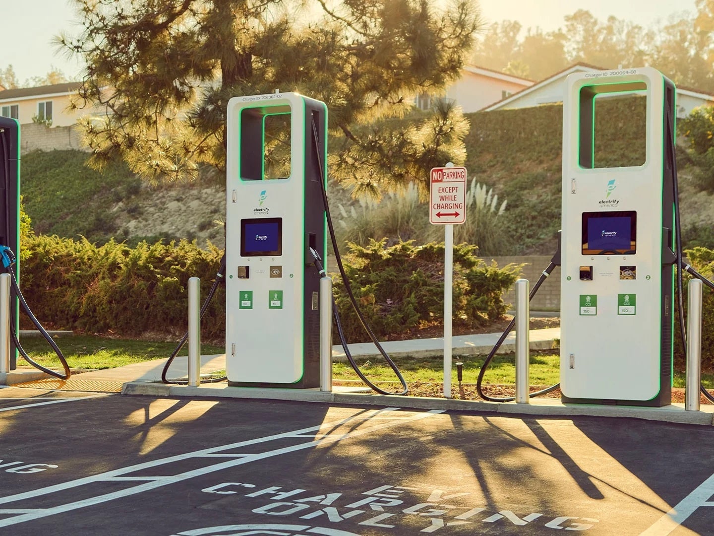Hyundai Kona charging at Ourisman Hyundai