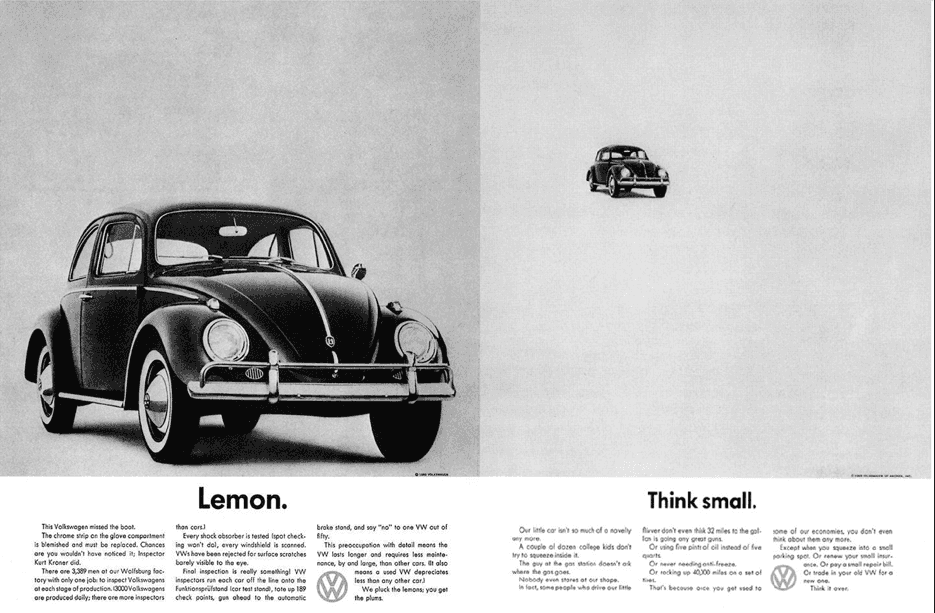 vw think small