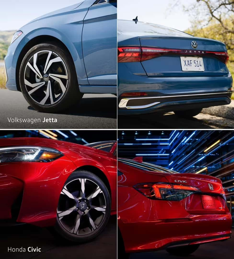 2025 Volkswagen Jetta vs. Honda Civic